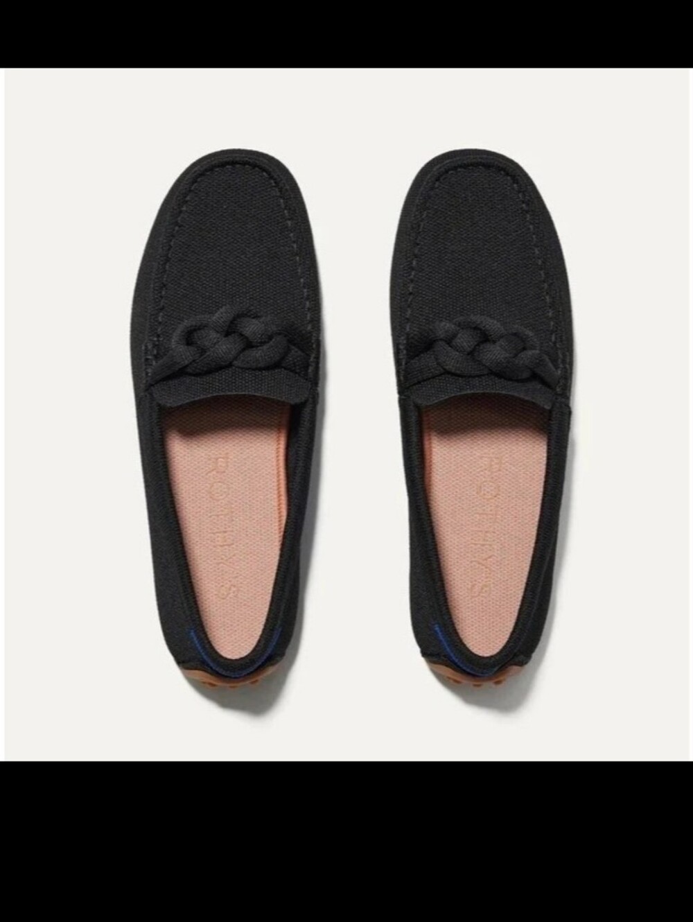 Rothy's the braid driving loafers black 11.
